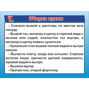 Уборка кухни